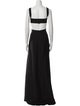 Valentino Virgin Wool Long Dress