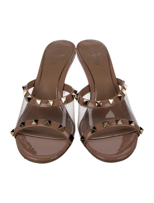 Valentino Rockstud Accents PVC Slides