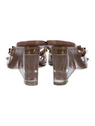 Valentino Rockstud Accents PVC Slides