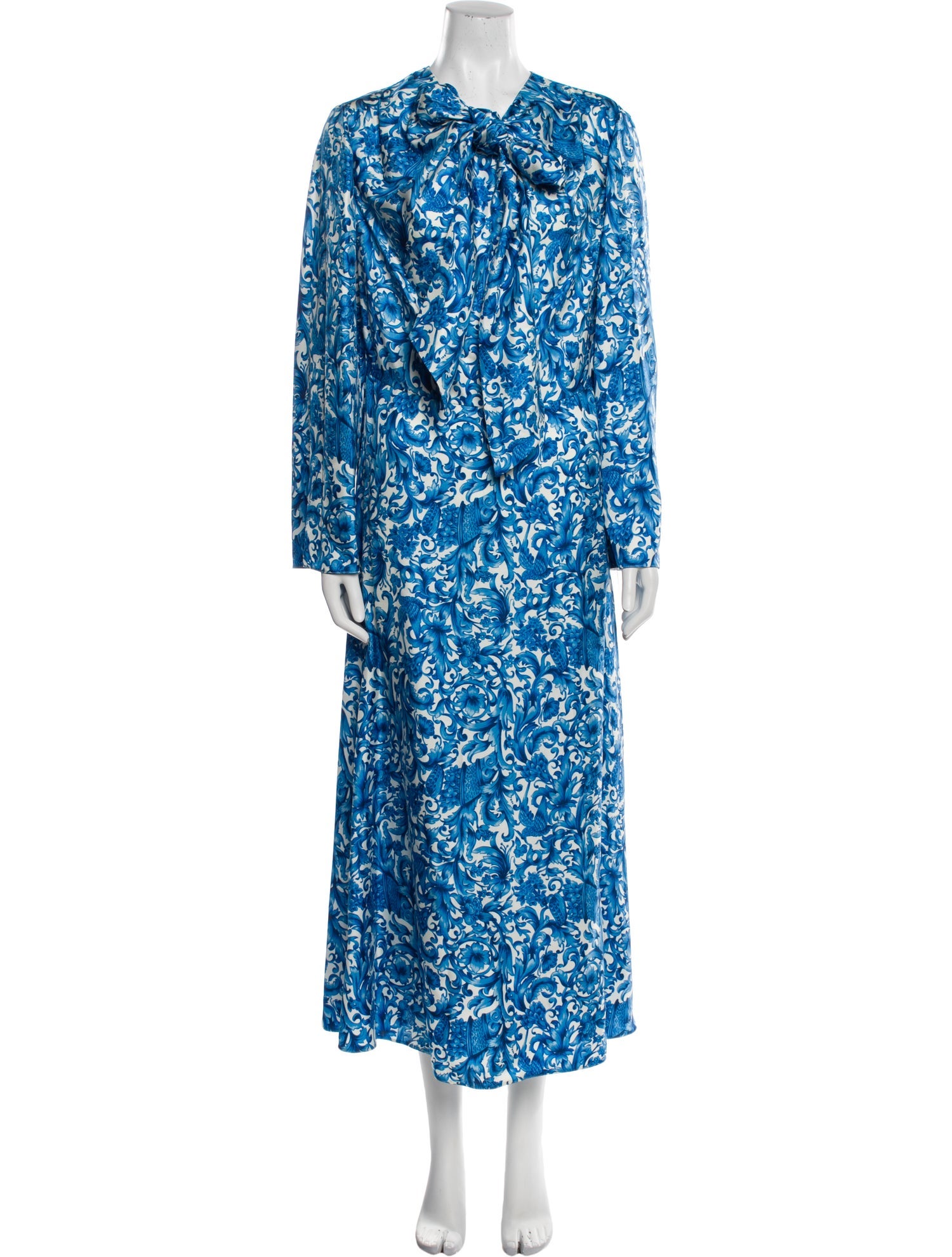 Valentino Silk Long Dress w/ Tags