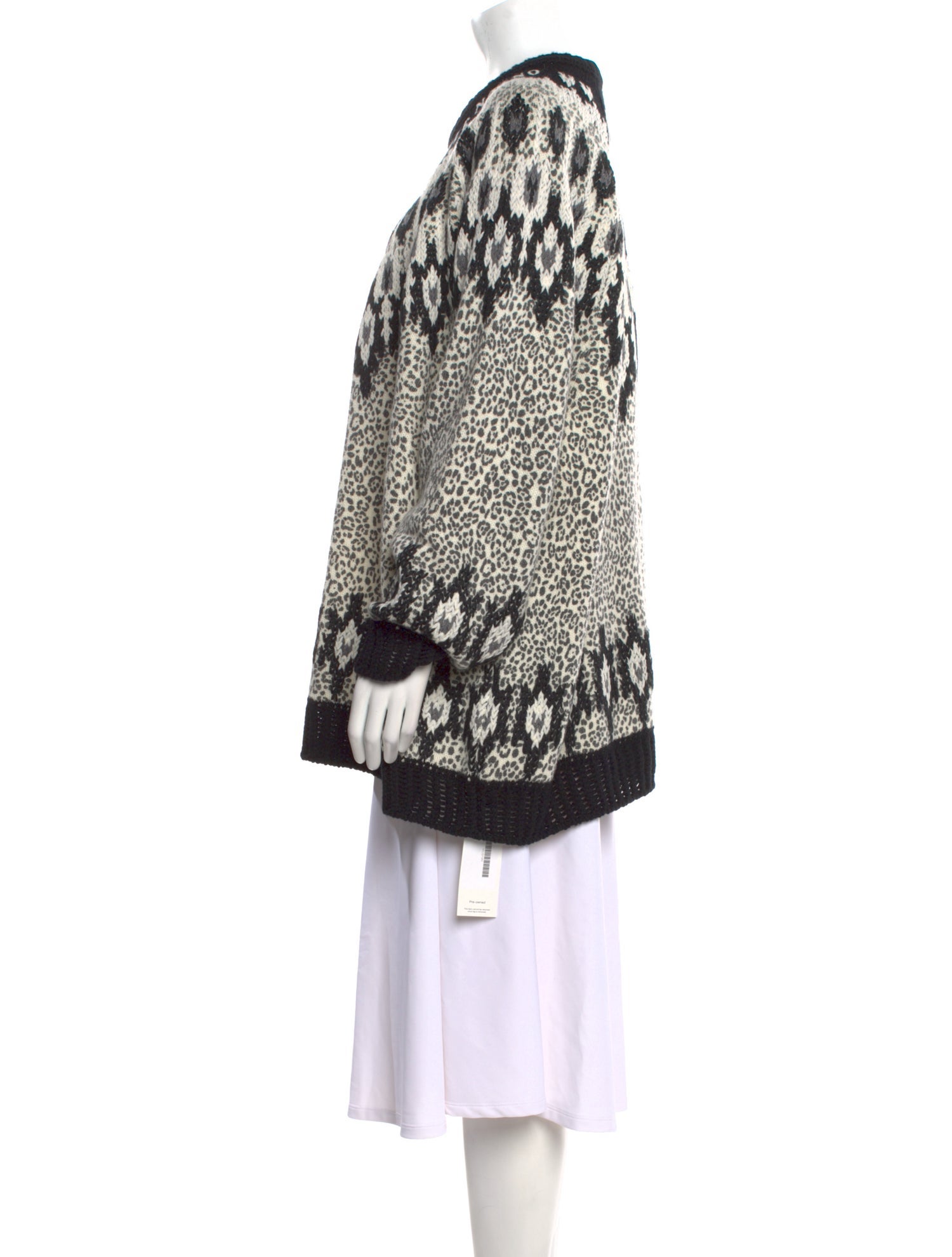 Valentino Virgin Wool Printed Sweater w/ Tags