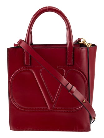 Valentino Leather Top Handle Bag