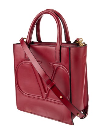 Valentino Leather Top Handle Bag