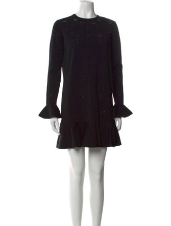 Valentino Crew Neck Mini Dress