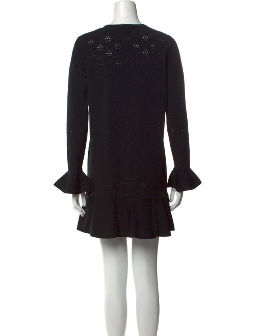 Valentino Crew Neck Mini Dress