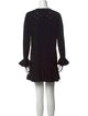 Valentino Crew Neck Mini Dress