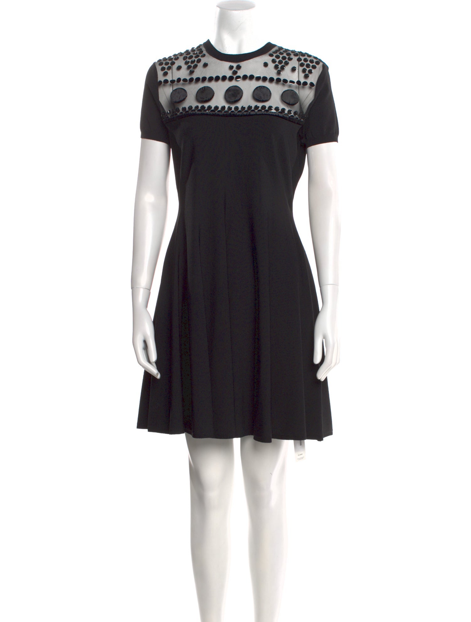 Valentino Crew Neck Mini Dress w/ Tags