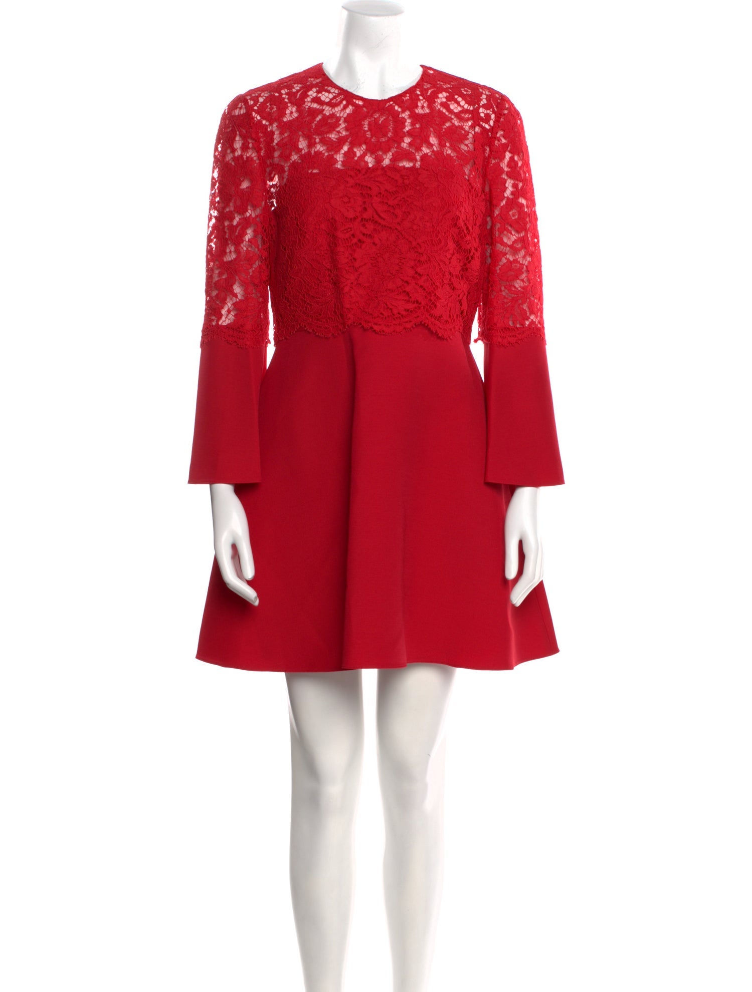 Valentino Virgin Wool Mini Dress w/ Tags