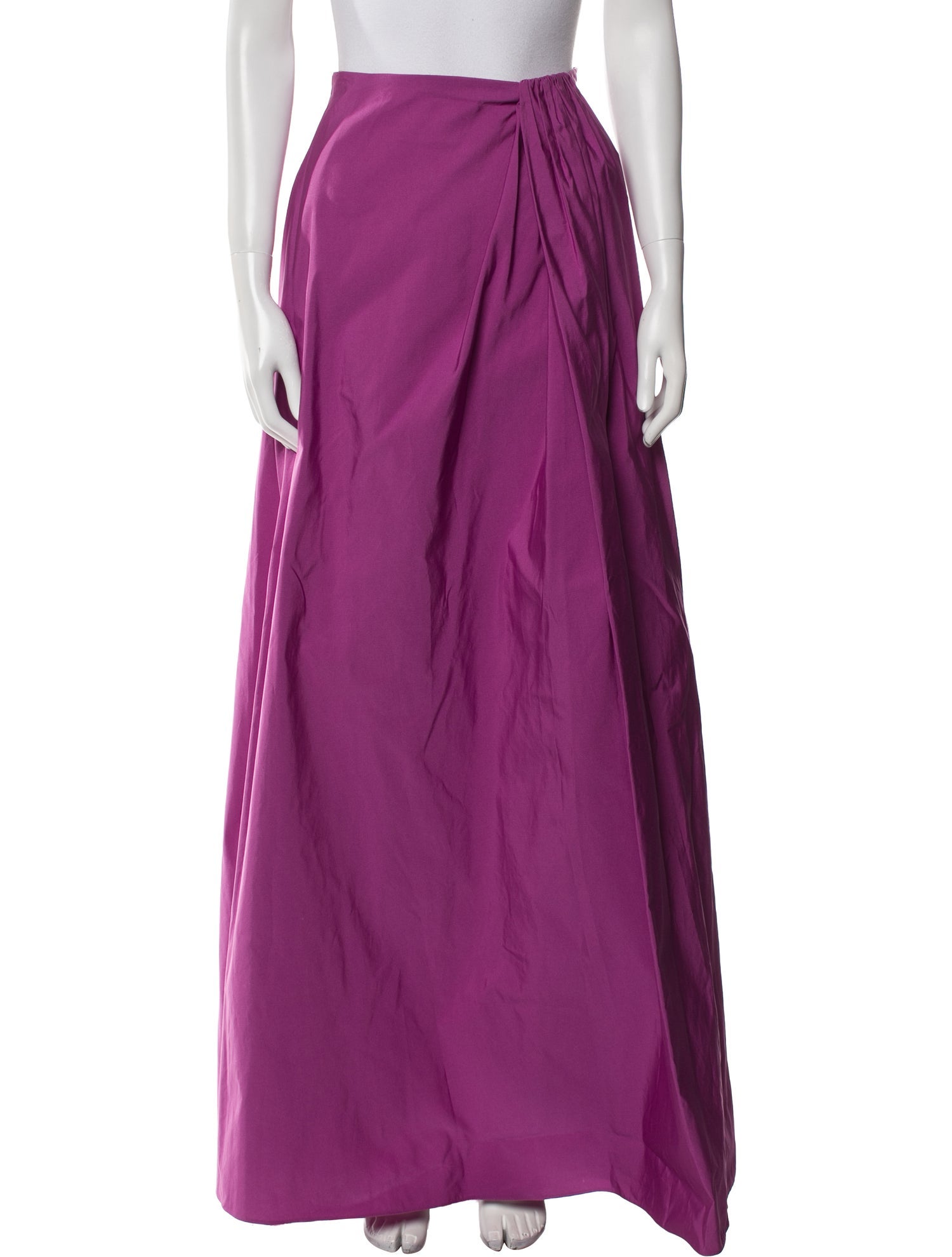 Valentino Pleated Accents Long Skirt w/ Tags