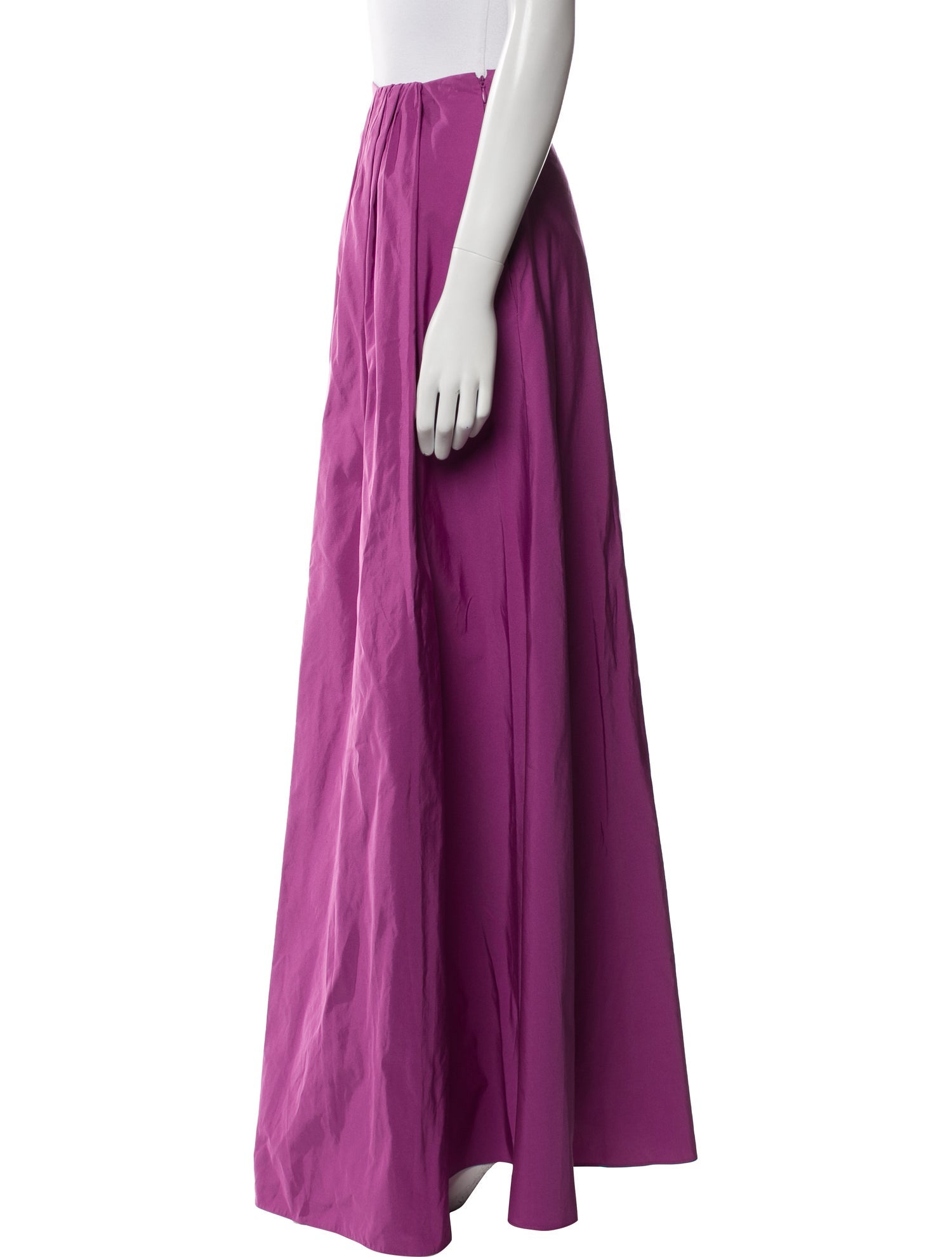 Valentino Pleated Accents Long Skirt w/ Tags