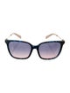 Valentino Rockstud Accents Wayfarer Sunglasses