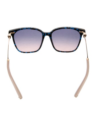 Valentino Rockstud Accents Wayfarer Sunglasses