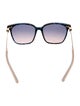 Valentino Rockstud Accents Wayfarer Sunglasses