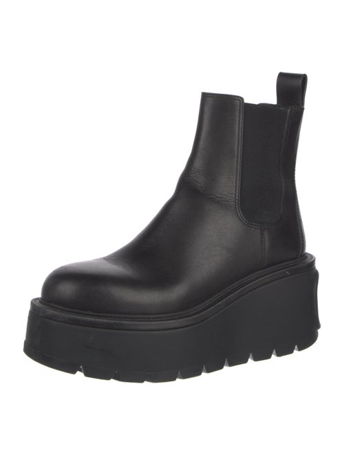Valentino Leather Chelsea Boots