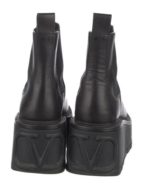Valentino Leather Chelsea Boots