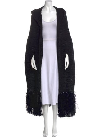 Valentino Silk Open Front Sweater