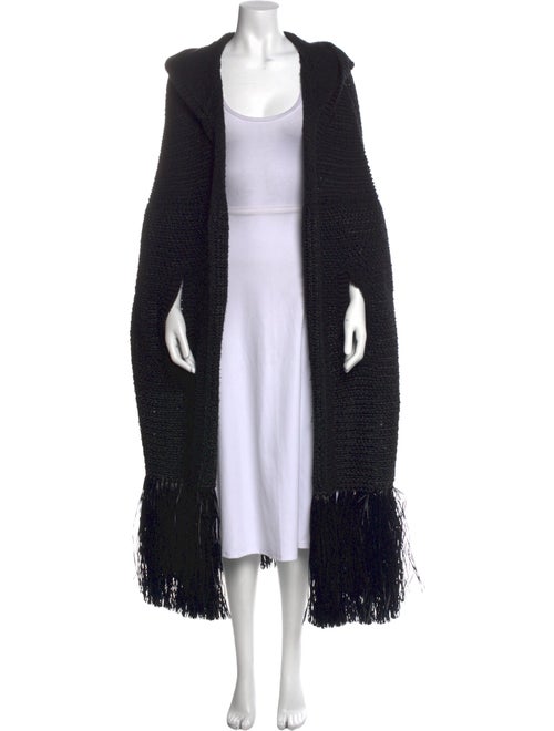 Valentino Silk Open Front Sweater