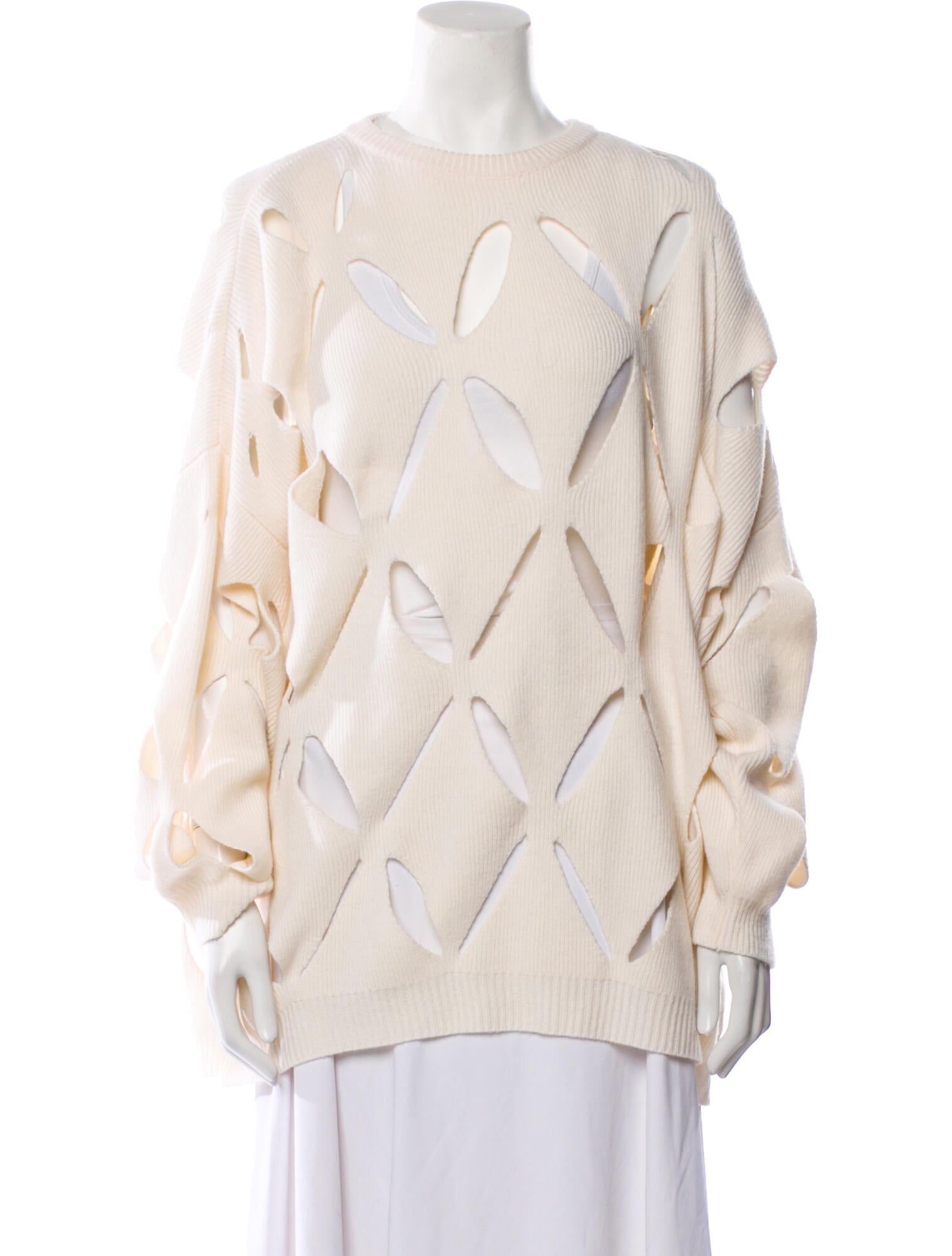 Valentino Virgin Wool Crew Neck Sweater