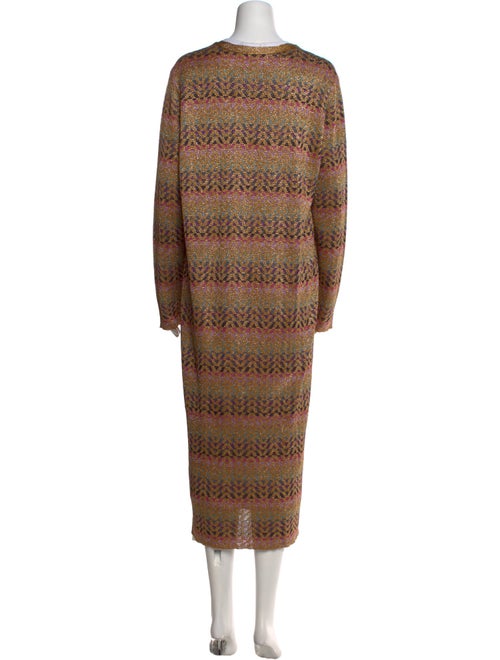 Valentino Striped V-Neck Sweater