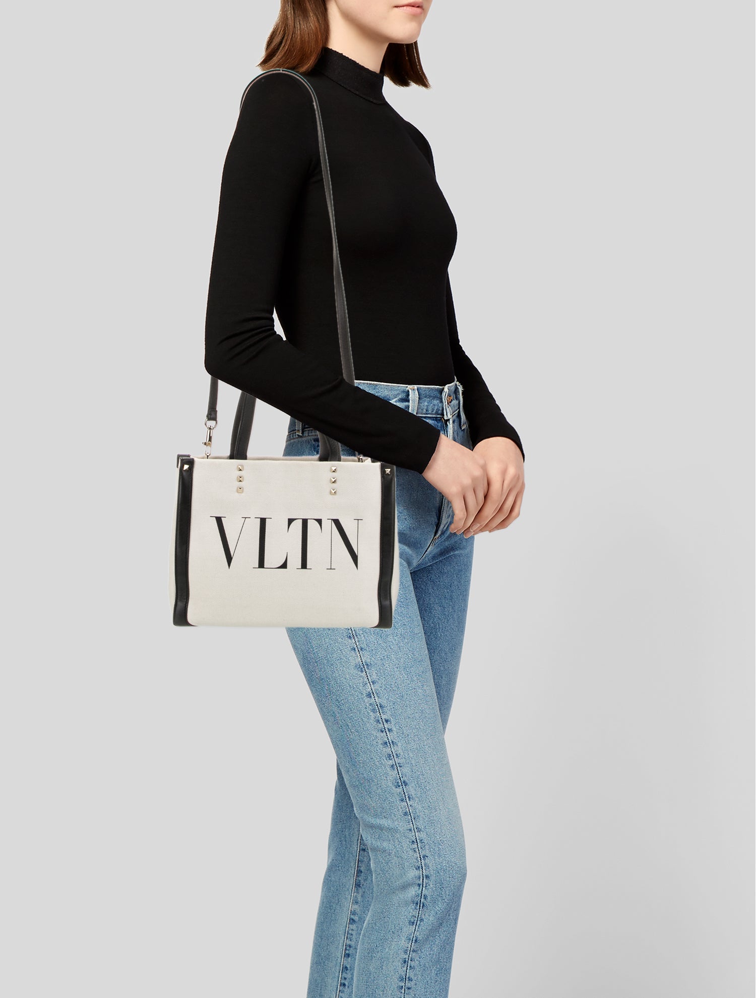 Valentino Canvas Crossbody Bag