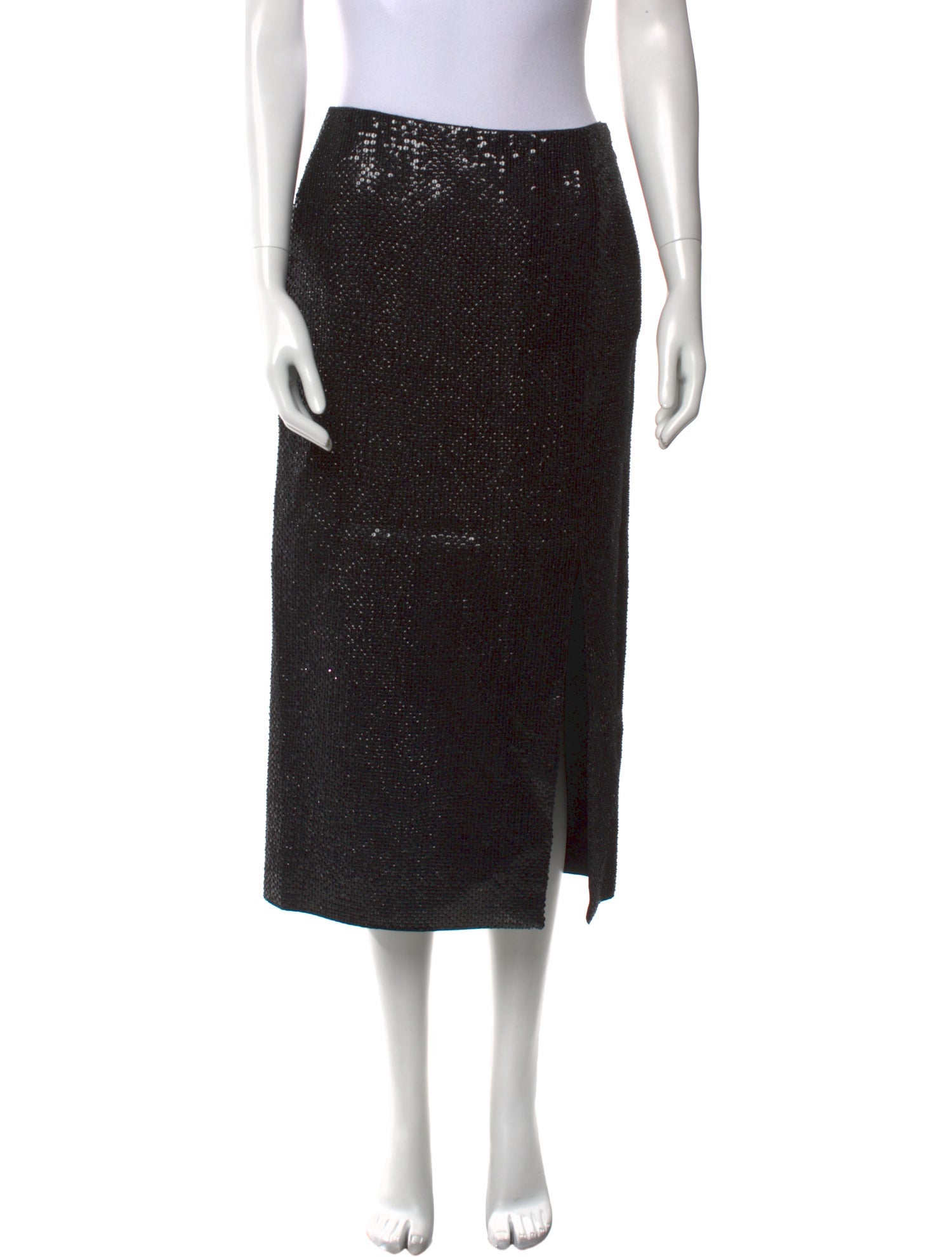 Valentino Virgin Wool Midi Length Skirt