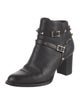Valentino Rockstud Accents Leather Boots