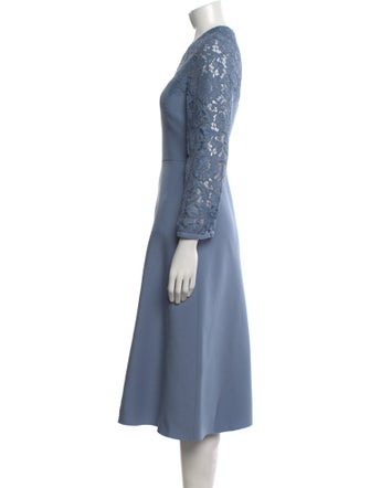 Valentino Virgin Wool Midi Length Dress