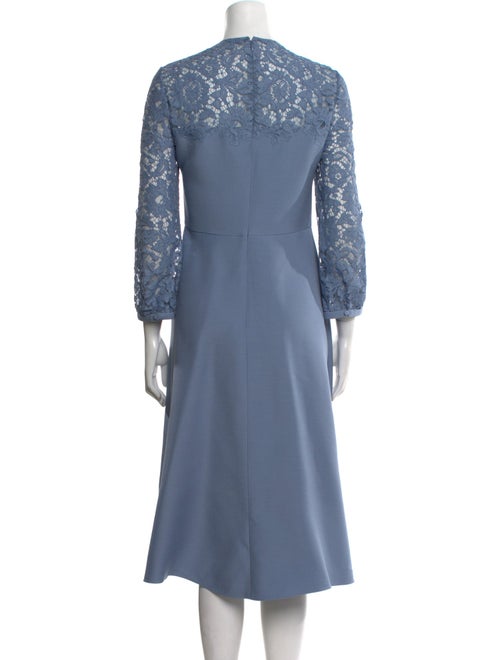 Valentino Virgin Wool Midi Length Dress