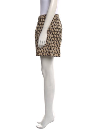 Valentino Printed Mini Shorts