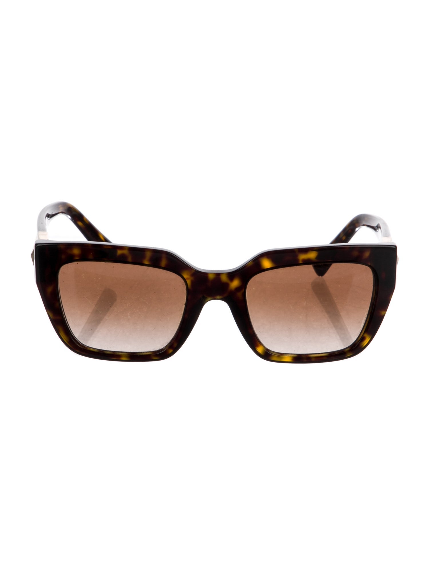 Valentino Rockstud Accents Square Sunglasses