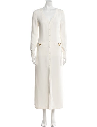 Valentino Silk Long Dress