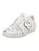 Valentino Leather Ruffle Embellishment Sneakers