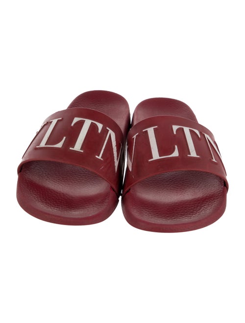 Valentino Rubber Printed Slides