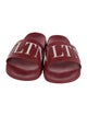Valentino Rubber Printed Slides