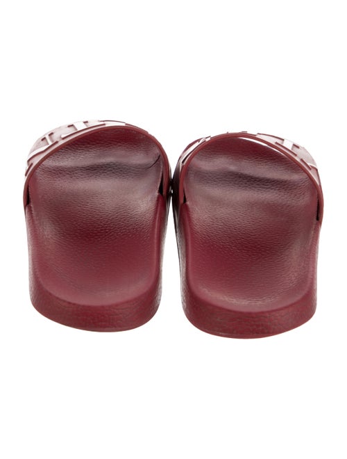 Valentino Rubber Printed Slides