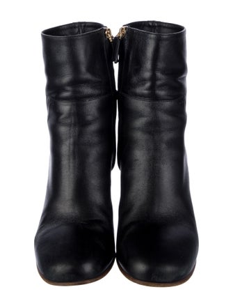 Valentino Rockstud Accents Leather Boots