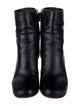 Valentino Rockstud Accents Leather Boots