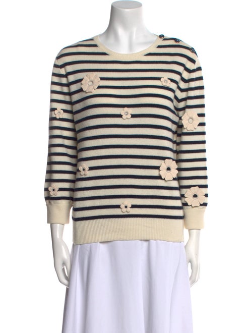 Valentino Virgin Wool Striped Sweater