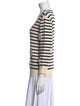 Valentino Virgin Wool Striped Sweater