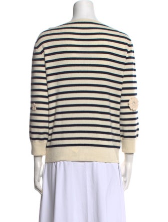 Valentino Virgin Wool Striped Sweater
