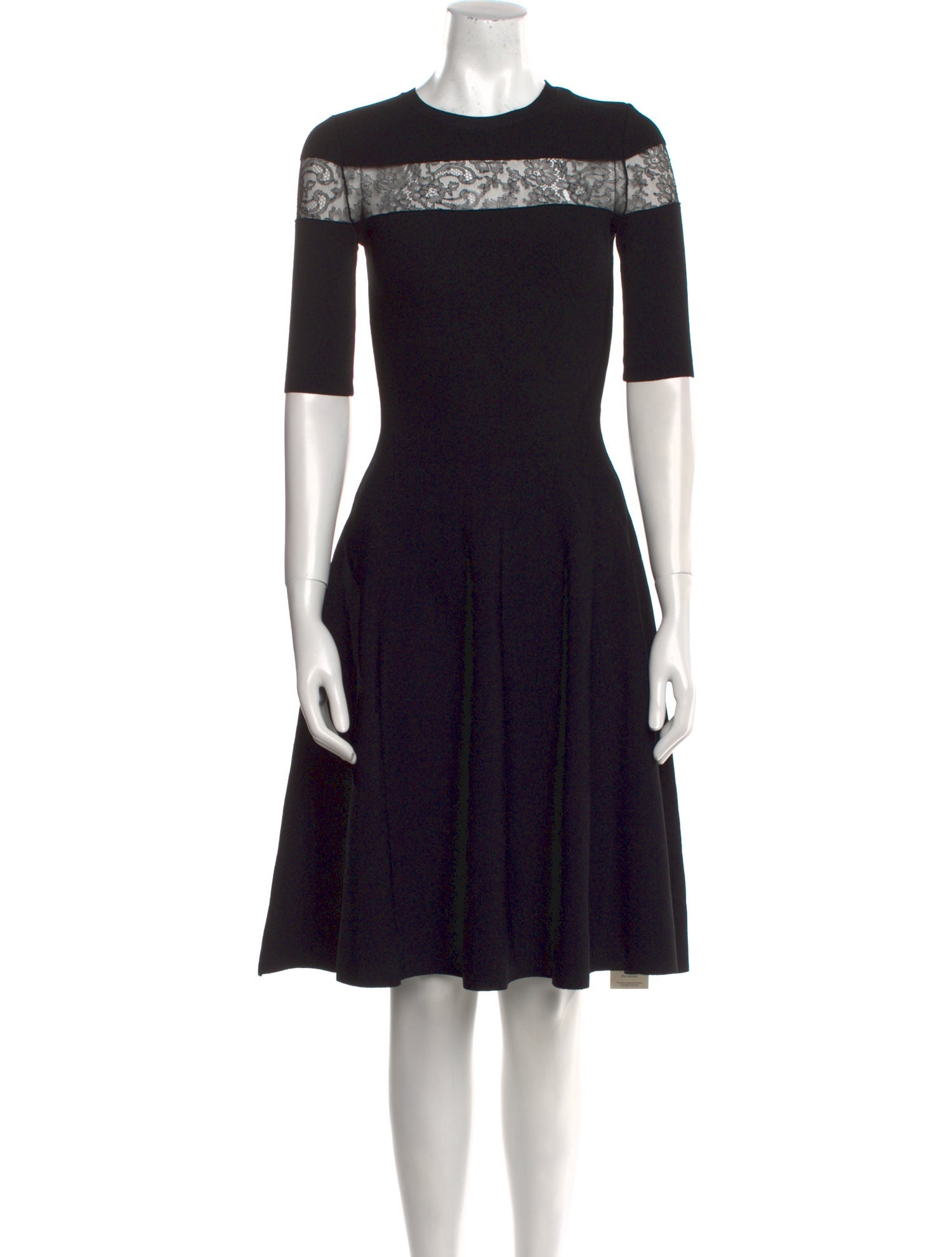 Valentino Crew Neck Knee-Length Dress