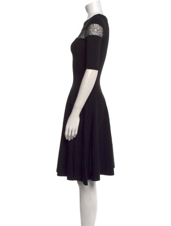 Valentino Crew Neck Knee-Length Dress