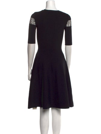 Valentino Crew Neck Knee-Length Dress