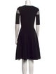 Valentino Crew Neck Knee-Length Dress