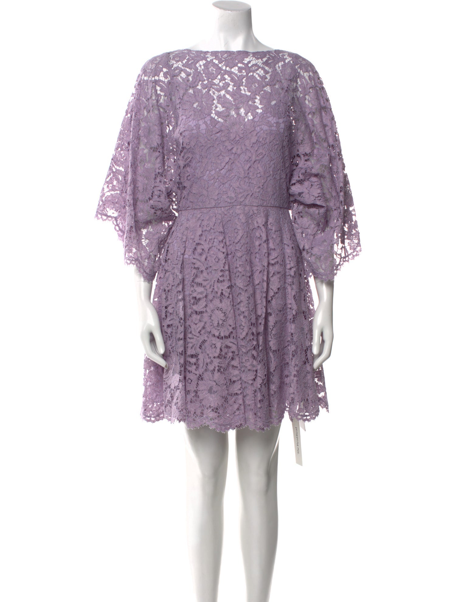 Valentino Lace Pattern Mini Dress