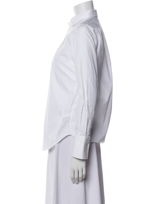 Valentino Long Sleeve Button-Up Top