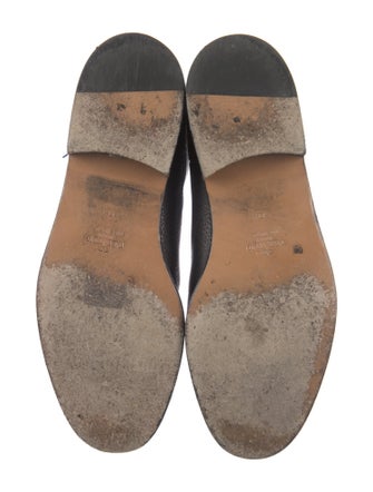 Valentino Leather Fringe Trim Accent Riding Boots