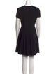 Valentino Crew Neck Mini Dress