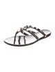Valentino Rockstud Accents Rubber Slides