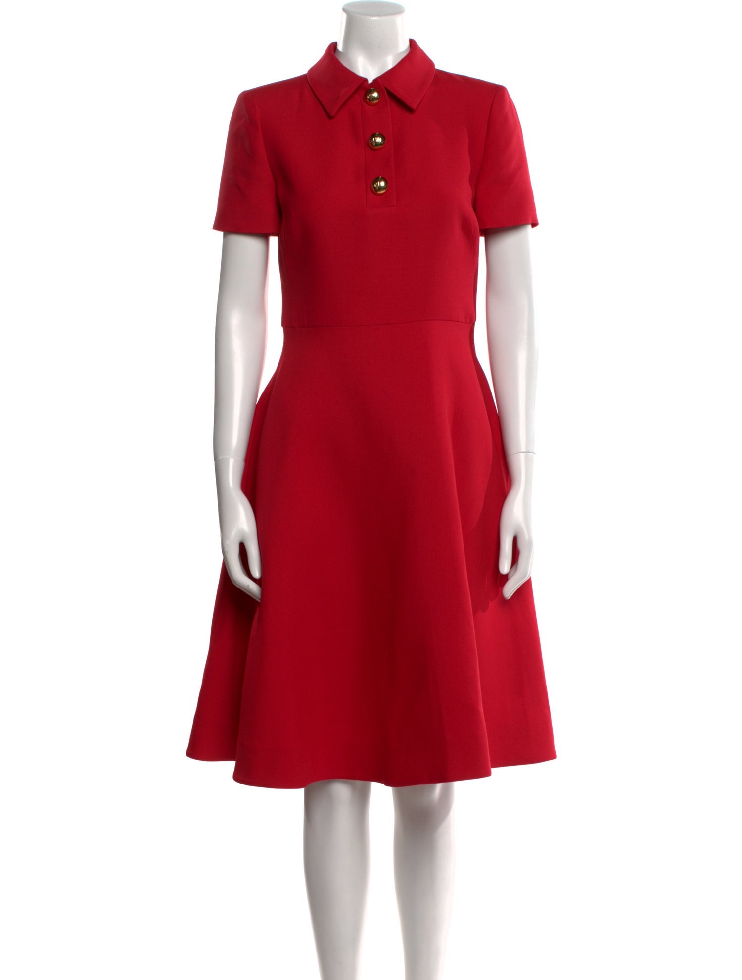 Valentino Virgin Wool Midi Length Dress